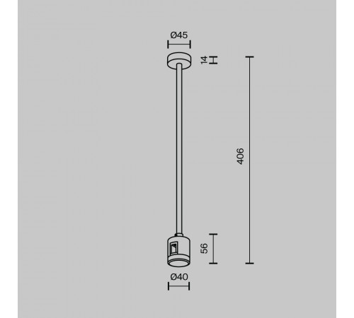 Крепление потолочное с прямым коннектором питания Maytoni Flarity TRA158C-IPCL1-PT Крепление потолочное с прямым коннектором питания Maytoni Flarity TRA158C-IPCL1-PT