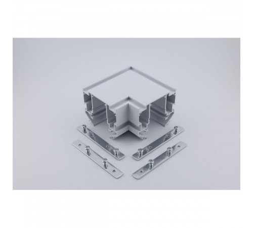 Соединитель для магнитного шинопровода угловой плоский для натяжного потолка Aployt Magnetic track 220 APL.0286.10.02