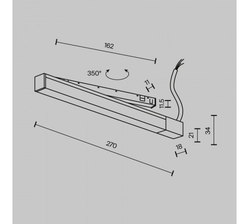 Источник напряжения Maytoni Technical Power Supply Exility X 48В 100Вт TRX239DR-100B