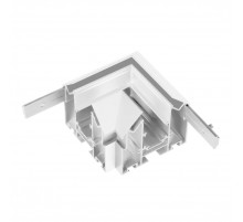 Коннектор угловой для встраиваемого в натяжной потолок магнитного шинопровода Arlight MAG-ORIENT-CON-2653-STR-G-L90 (WH) (IP20 Металл) 057399