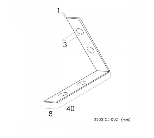 Коннектор для соединения шинопровода Favourite Practica 2203-CL-002