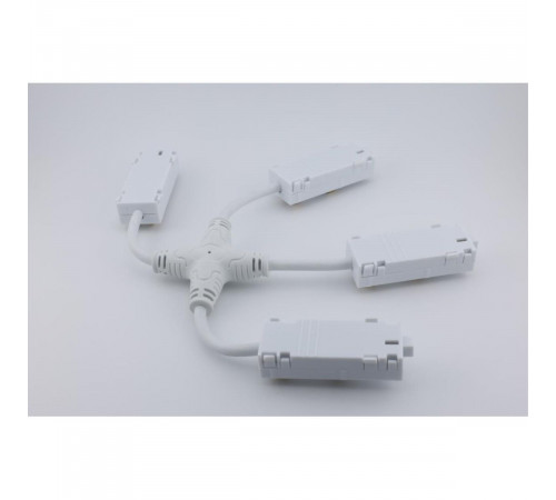 Коннектор питания Х-образный угловой для магнитного шинопровода Aployt Magnetic track 220 APL.0280.10.05