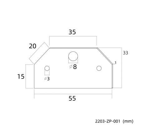 Заглушка для шинопровода Favourite Practica 2203-ZP-001