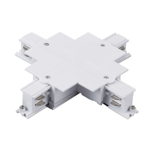 Соединение крестовое встраиваемое с подводом питания к треку 5030xx-R Lightstar Quattro 503146-R