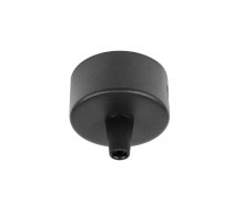 Чаша потолочная накладная 50 д/подвода питания 510117 на 48В черная Lightstar Due Hermes 510017