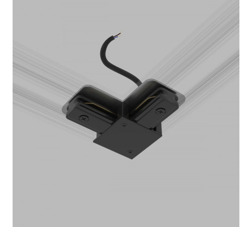 Коннектор угловой с вводом питания для однофазного шинопровода Elektrostandard 85012/00 4690389217678 a071303