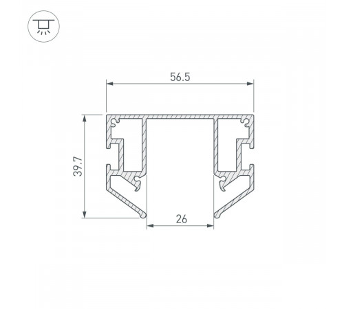 Профиль-держатель Arlight MAG-STRETCH-25-2000 (5LN) 056188 Профиль-держатель Arlight MAG-STRETCH-25-2000 (5LN) 056188