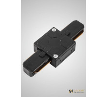 Трековый однофазный прямой соединитель AM Group AM176 BK