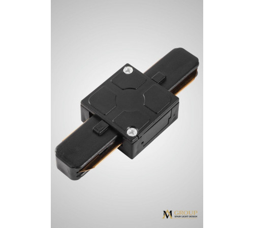 Трековый однофазный прямой соединитель AM Group AM176 BK