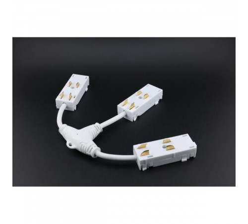 Коннектор питания Т-образный угловой для магнитного шинопровода Aployt Magnetic track 220 APL.0280.10.04