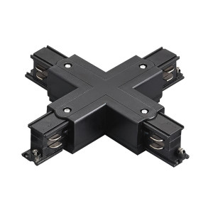 Соединение крестовое с подводом питания к треку 5040xx-(F)/(R) Lightstar Quattro 504147-FR