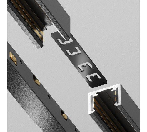 Коннектор прямой Exility X накладной/встраиваемый Maytoni TRA239C-21B