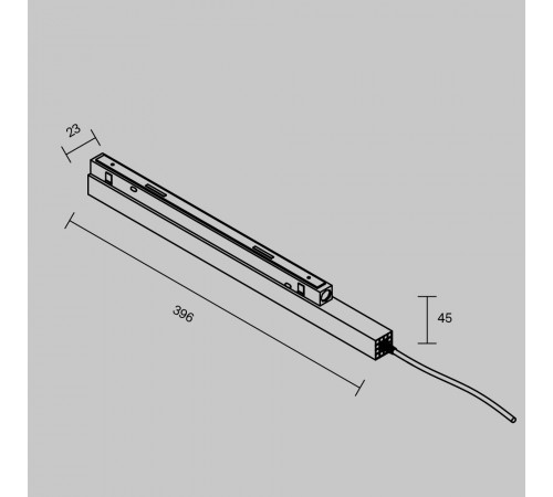Источник напряжения Maytoni Technical 48В 200Вт TRA034DR-300W-DD-W