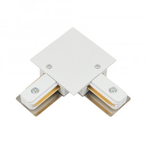 Коннектор угловой для однофазного шинопровода Myfar Accessories for Single MT0102-CL-W