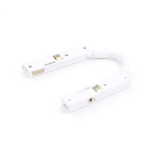 Коннектор гибкий для магнитного шинопровода Arlight MAG-MICROCOSM-CON-FLEX-LONG-POWER (WH) (IP20 Пластик) 062989