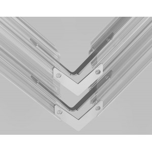 Комплект угловых вертикальных и горизонтальных соединителей 90 для магнитного шинопровода 4шт Ambrella Light Track System GL2015