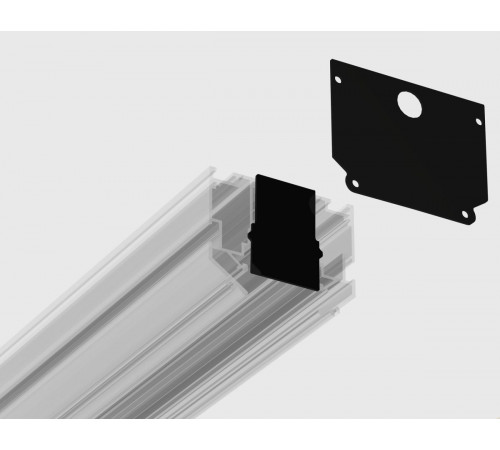 Комплект заглушек для магнитного шинопровода  2шт Ambrella Light Track System GL1066
