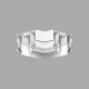 Угловой элемент 90° Denkirs Smart One TR2026-WH