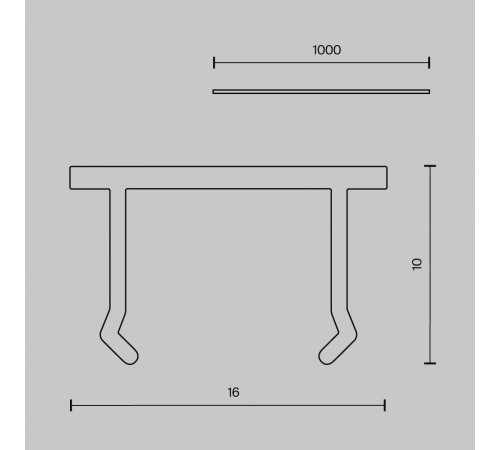 Декоративная накладка Maytoni Technical Exility X TRA239DC-1B