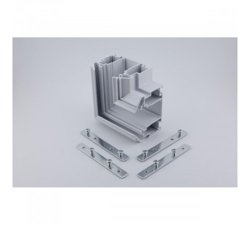 Соединитель для магнитного шинопровода угловой плоский для натяжного потолка Aployt Magnetic track 220 APL.0286.10.02