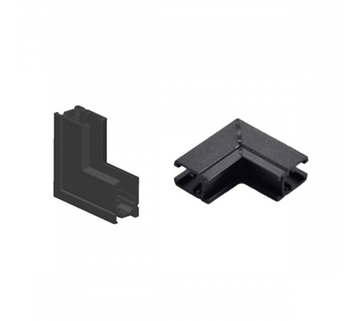 Коннектор угловой для накладного магнитного шинопровода Arlight MAG-MICROCOSM-CON-L90-INT (BK, внутренний) (IP20 Металл) 062219