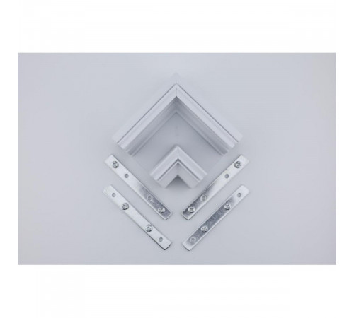 Соединитель для магнитного шинопровода угловой плоский для натяжного потолка Aployt Magnetic track 220 APL.0286.10.02