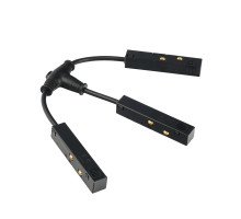 Т-образный коннектор питания гибкий для магнитного шинопровода Myfar Accessories for MagLine 23 MT0200-FCT-B