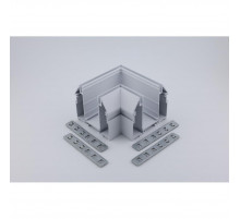 Соединитель магнитного шинопровода угловой плоский для натяжного потолка Aployt Magnetic track 220 APL.0284.10.04