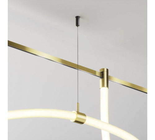 Потолочный коннектор с тросовым подвесом Maytoni Technical Tau TRA154CSW-1BS