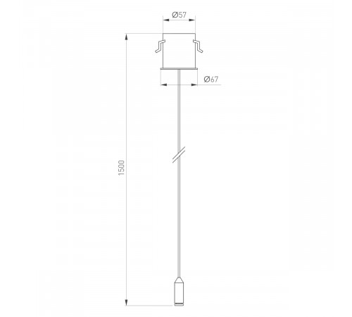 Потолочная чаша Arlight MAG-ORIENT-CANOPY-BUILT-L1500 (BK) (Металл) 060921