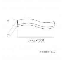 Гарпун для натяжного потолка Favourite Practica 2203-HH-001