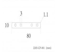 Линейный коннектор для соединения треков по прямой Favourite Practica 2203-CP-001