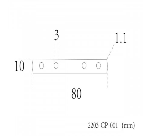 Линейный коннектор для соединения треков по прямой Favourite Practica 2203-CP-001