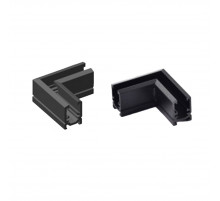 Коннектор угловой для накладного магнитного шинопровода Arlight MAG-MICROCOSM-CON-L90 (BK) (IP20 Металл) 062218