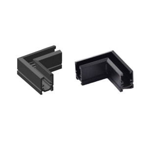 Коннектор угловой для накладного магнитного шинопровода Arlight MAG-MICROCOSM-CON-L90 (BK) (IP20 Металл) 062218