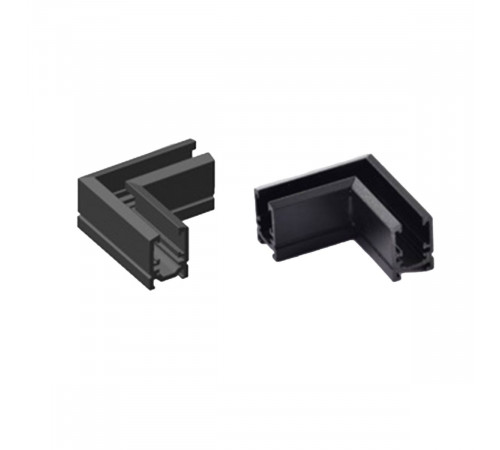 Коннектор угловой для накладного магнитного шинопровода Arlight MAG-MICROCOSM-CON-L90 (BK) (IP20 Металл) 062218