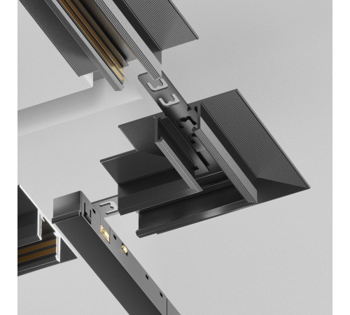 Угол-соединитель 45 Exility X встраиваемый под ГКЛ 12,5мм Maytoni TRA239CLS-42.12B