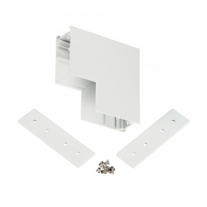 Коннектор угловой для магнитного шинопровода Myfar Accessories for MagLine 23 MT0201-CLW-W