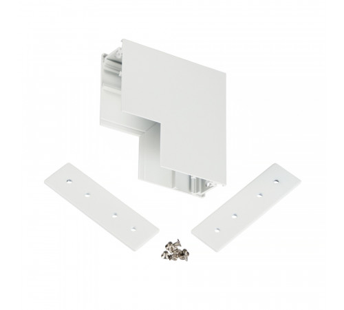 Коннектор угловой для магнитного шинопровода Myfar Accessories for MagLine 23 MT0201-CLW-W