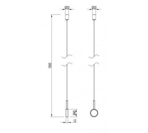 Подвес Arlight ART-APRIORI-HANG-TUBE-L1500 (TN) 049325