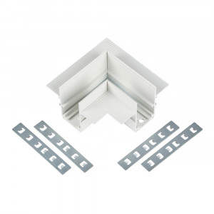 Коннектор угловой для магнитного шинопровода Myfar Accessories for MagLine 23 MT0200-CL-W