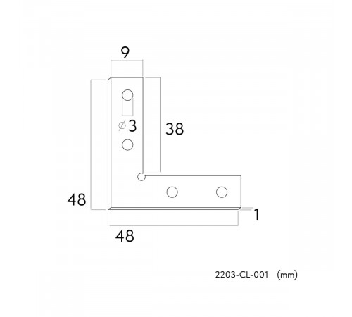 Коннектор для соединения треков под углом 90 Favourite Practica 2203-CL-001