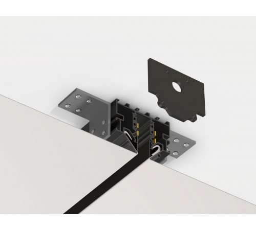 Заглушка для магнитного шинопровода в натяжной потолок 2шт Ambrella Light Track System GL1990