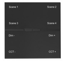 Смарт выключатель проводной iLedex Vision INN SP 48V-4-BK