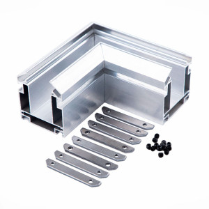 Угол соединительный (8 прямых соединителей+16 винтов в комплекте) ST Luce Skyline 48 ST039.499.00.1