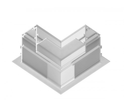 Коннектор угловой для встраиваемого шинопровода под ГКЛ 9,5мм Ambrella Light Magnetic Standard GL3352-9.5
