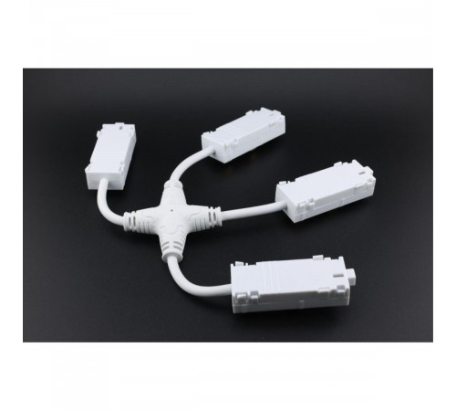 Коннектор питания Х-образный угловой для магнитного шинопровода Aployt Magnetic track 220 APL.0280.10.05