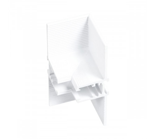 Коннектор угловой для встраиваемого магнитного шинопровода Arlight MAG-MICROCOSM-CON-FDW-L90-INT (WH) (IP20 Металл) 062721