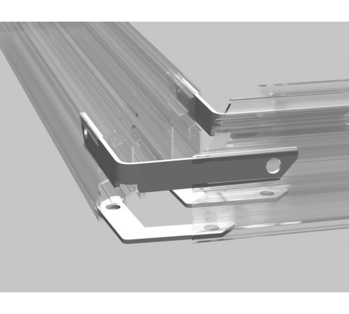 Комплект угловых вертикальных и горизонтальных соединителей 90 для магнитного шинопровода 4шт Ambrella Light Track System GL2015