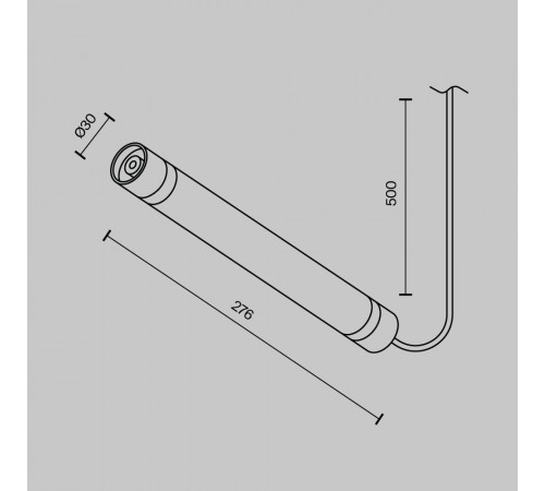 Соединитель с блоком питания Maytoni Shelf CA011-L300-100W-B Соединитель с блоком питания Maytoni Shelf CA011-L300-100W-B